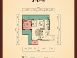 鸿信御景湾_2室2厅1卫 建面68平米