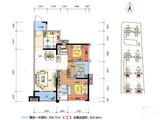 荔园新天地_3室2厅1卫 建面95平米