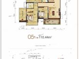 冠利幸福苑_4室2厅2卫 建面110平米