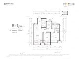 融创时代中心_3室2厅1卫 建面103平米