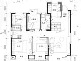 万达长春国际影都_4室2厅2卫 建面125平米