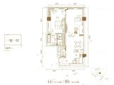 重庆ONE行政公寓_1室1厅1卫 建面122平米