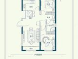 学府澜湾_2室2厅1卫 建面92平米