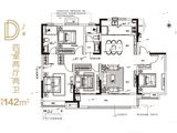 旭辉银盛泰星瀚城_4室2厅2卫 建面142平米