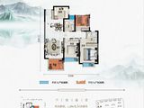 学府康城_2室2厅2卫 建面100平米