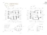 黄龙溪谷天空屿_4室2厅2卫 建面114平米