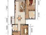 温德姆花园_3室2厅2卫 建面68平米