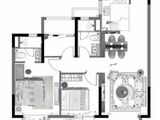 万科翡翠铂樾_3室2厅2卫 建面97平米