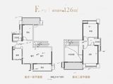 中国铁建凤语潮鸣_2室2厅2卫 建面126平米