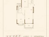 恒大翡翠华庭_2室2厅1卫 建面82平米