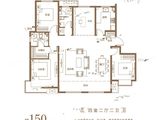 鑫江桂花园汀香_4室2厅2卫 建面150平米