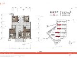 金地江山風華_4室2厅2卫 建面137平米