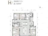 融创东方宸院_4室2厅3卫 建面164平米