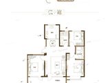 天安数码城檀府宸园_3室2厅2卫 建面118平米