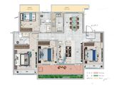 龙城坤园_4室2厅2卫 建面131平米