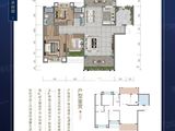 新田徐福天誉_4室2厅2卫 建面128平米