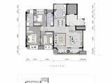 首创禧瑞山河_3室2厅2卫 建面129平米