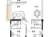 金丘紫金城二期_3室2厅2卫 建面107平米