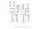 天一仁和沙子口地块_3室2厅2卫 建面131平米