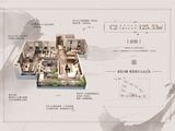 嘉信悦江府_3室2厅2卫 建面125平米