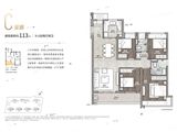 复地星愉湾_4室2厅2卫 建面113平米