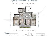 禹洲朗廷云墅_4室2厅2卫 建面128平米