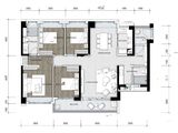 中海亚运城_4室2厅2卫 建面135平米