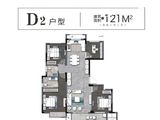 广嘉上城苑_4室2厅2卫 建面121平米