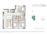 浐灞金融城桃花TAN_3室2厅4卫 建面223平米